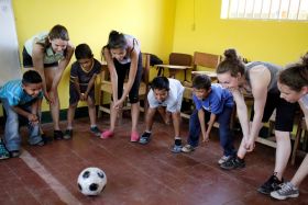 Volunteers with school kids, Granada – Best Places In The World To Retire – International Living